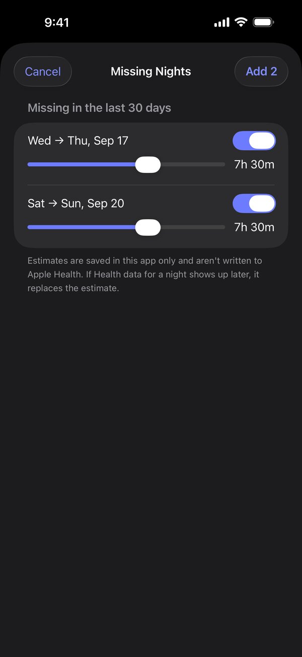 Sleep Debt Clock screenshot 4
